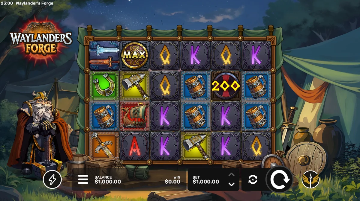 Waylanders Forge Slot Game
